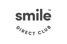 A logo of Smile Direct Club.